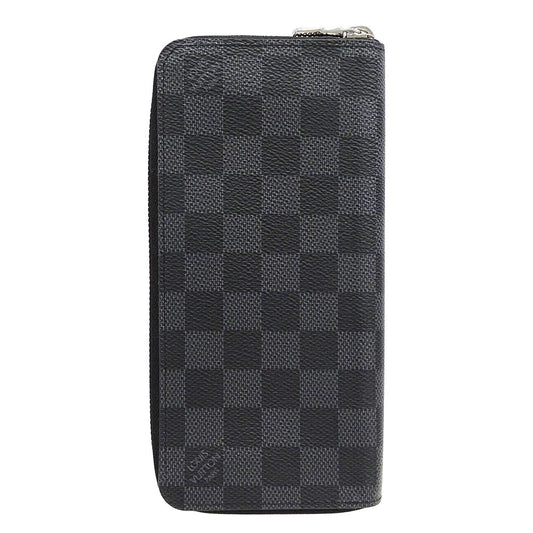 LOUIS VUITTON ルイ・ヴィトン ジッピーウォレット・ヴェルティカル 長財布 ダミエ グラフィット ブラック N63095 ダミエグラフィットキャンバス メンズ 【中古】