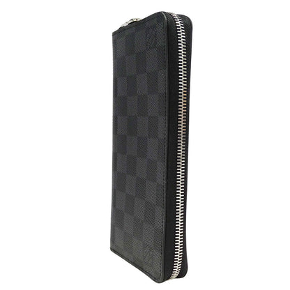 LOUIS VUITTON ルイ・ヴィトン ジッピーウォレット・ヴェルティカル 長財布 ダミエ グラフィット ブラック N63095 ダミエグラフィットキャンバス メンズ 【中古】
