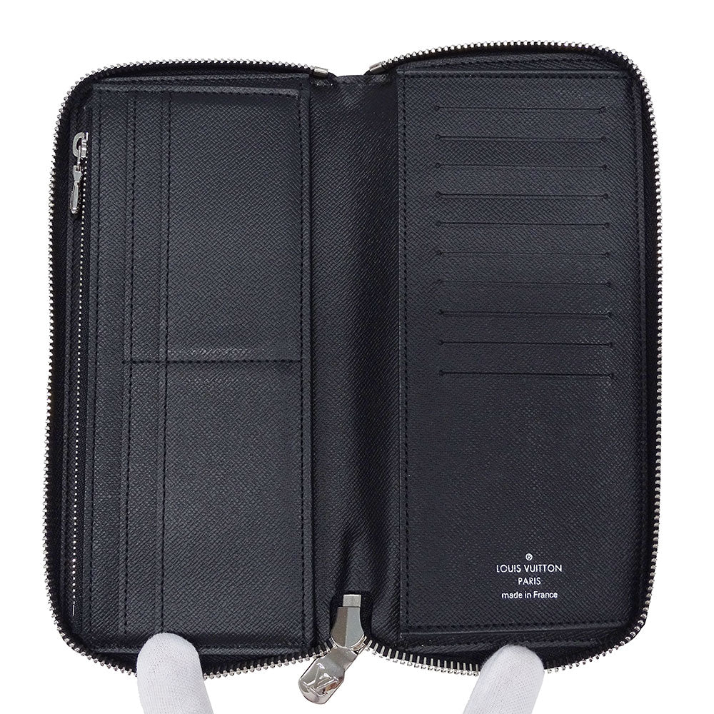 LOUIS VUITTON ルイ・ヴィトン ジッピーウォレット・ヴェルティカル 長財布 ダミエ グラフィット ブラック N63095 ダミエグラフィットキャンバス メンズ 【中古】