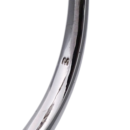 Swarovski スワロフスキー バングル メタル シルバー イエロー M レディース 【中古】