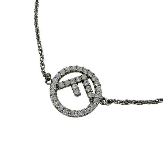 FENDI フェンディ エフイズ ブレスレット GP シルバー レディース 【中古】