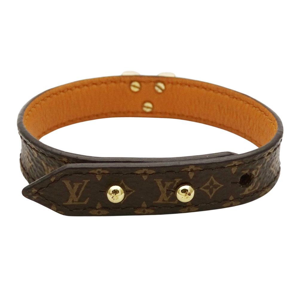 LOUIS VUITTON ルイ・ヴィトン ブレスレット･エセンシャル V ブレスレット モノグラム モノグラムキャンバス ブラウン #19 レディース M6042 【中古】