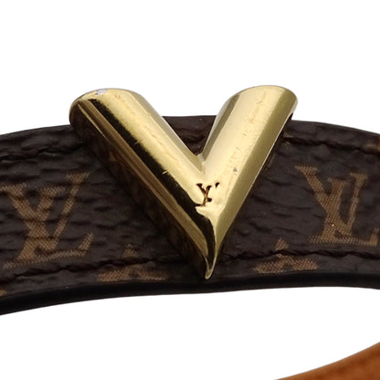 LOUIS VUITTON ルイ・ヴィトン ブレスレット･エセンシャル V ブレスレット モノグラム モノグラムキャンバス ブラウン #19 レディース M6042 【中古】