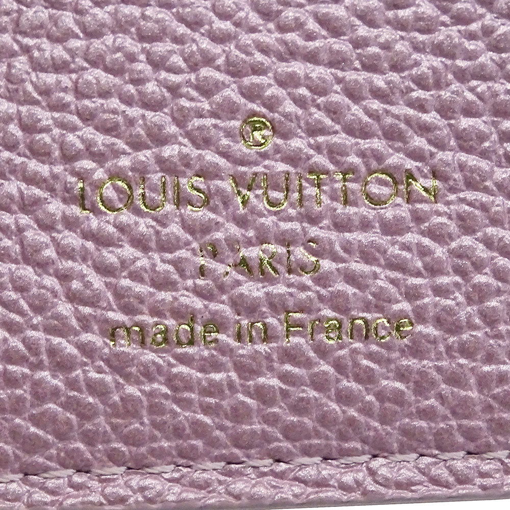 LOUIS VUITTON ルイ・ヴィトン ポルトフォイユ・ヴィクトリーヌ 三つ折り財布 アンプラント ピンク M82343 モノグラムアンプラント レディース 【中古】