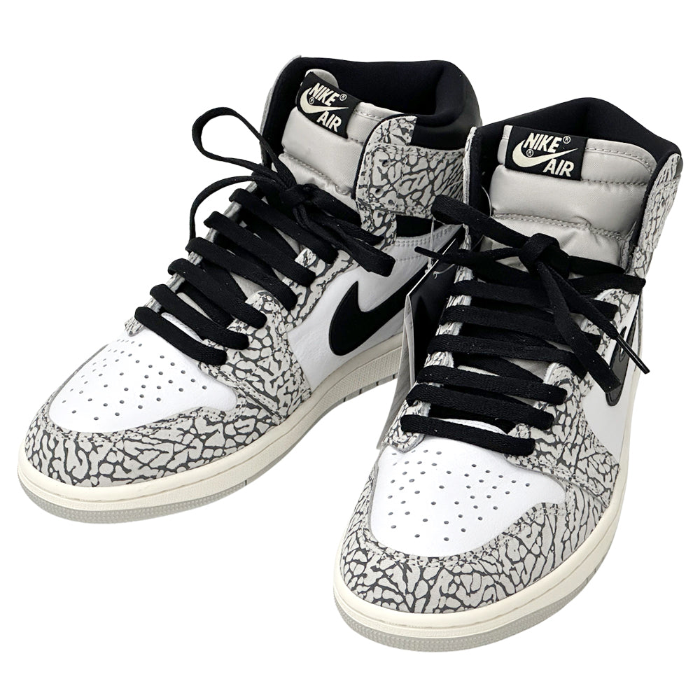 NIKE ナイキ エア ジョーダン 1 レトロ HIGH OG スニーカー グレー ブラック DZ5485-052 メンズ 【中古】