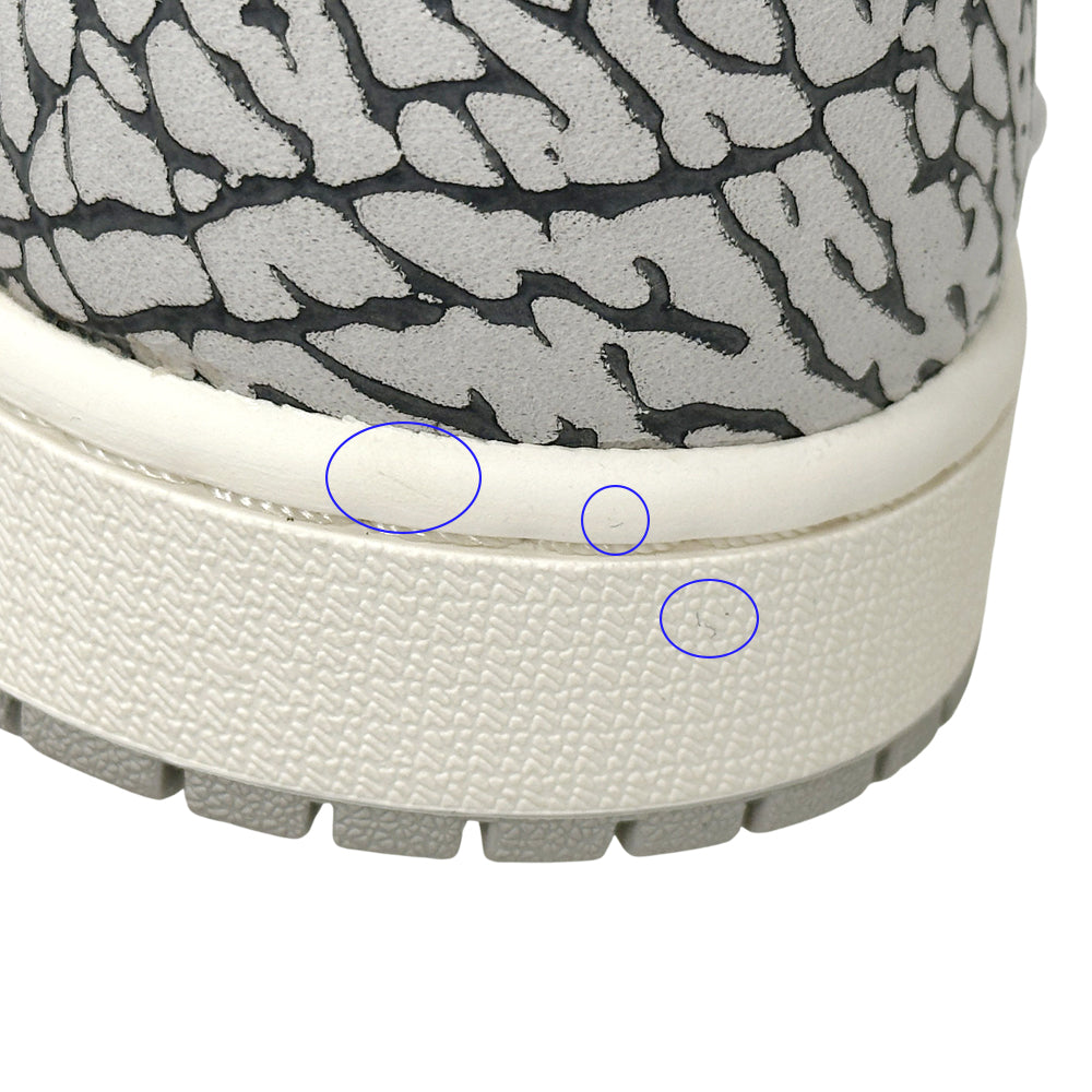 NIKE ナイキ エア ジョーダン 1 レトロ HIGH OG スニーカー グレー ブラック DZ5485-052 メンズ 【中古】