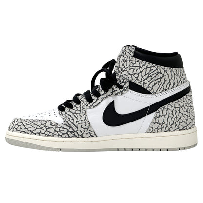 NIKE ナイキ エア ジョーダン 1 レトロ HIGH OG スニーカー グレー ブラック DZ5485-052 メンズ 【中古】