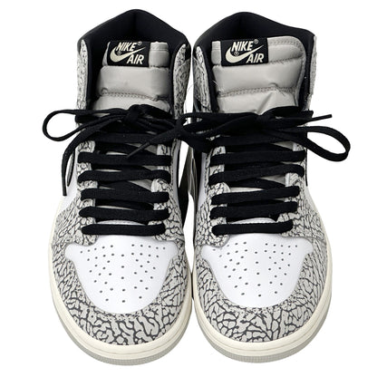NIKE ナイキ エア ジョーダン 1 レトロ HIGH OG スニーカー グレー ブラック DZ5485-052 メンズ 【中古】