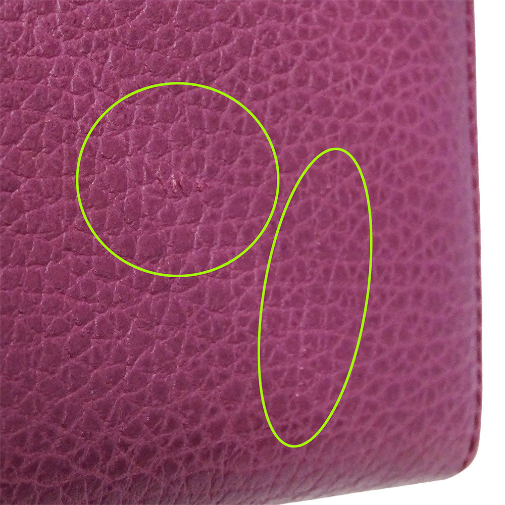 GUCCI グッチ コンチネンタルウォレット 長財布 スウィング パープル 354498 レザー レディース 【中古】