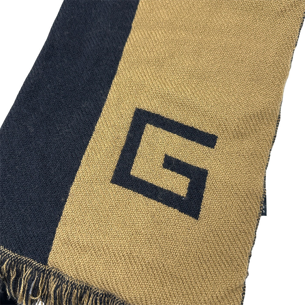 GUCCI グッチ マフラー・ストール ブラック ブラウン ウール レディース 【中古】