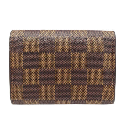 LOUIS VUITTON ルイ・ヴィトン ポルトモネ・ロザリ コインケース ダミエ エベヌ ローズバレリーヌ N64423 ダミエキャンバス レディース 【中古】