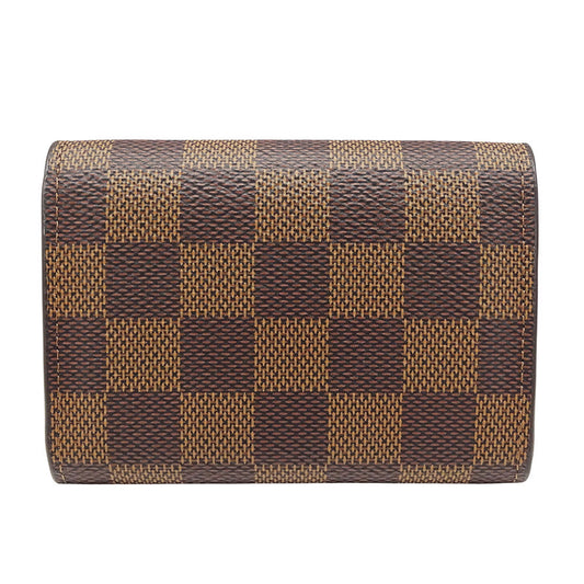 LOUIS VUITTON ルイ・ヴィトン ポルトモネ・ロザリ コインケース ダミエ エベヌ ローズバレリーヌ N64423 ダミエキャンバス レディース 【中古】