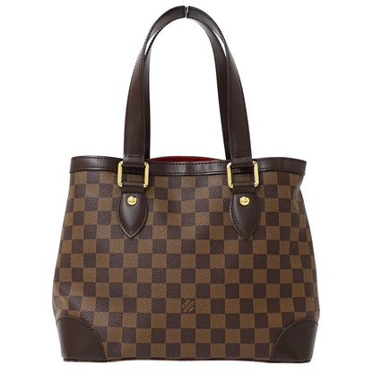 LOUIS VUITTON ルイ・ヴィトン ハムステッド PM トートバッグ ダミエ ダミエエベヌ N51205 ダミエキャンバス レディース 【中古】