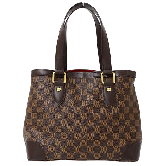 LOUIS VUITTON ルイ・ヴィトン ハムステッド PM トートバッグ ダミエ ダミエエベヌ N51205 ダミエキャンバス レディース 【中古】