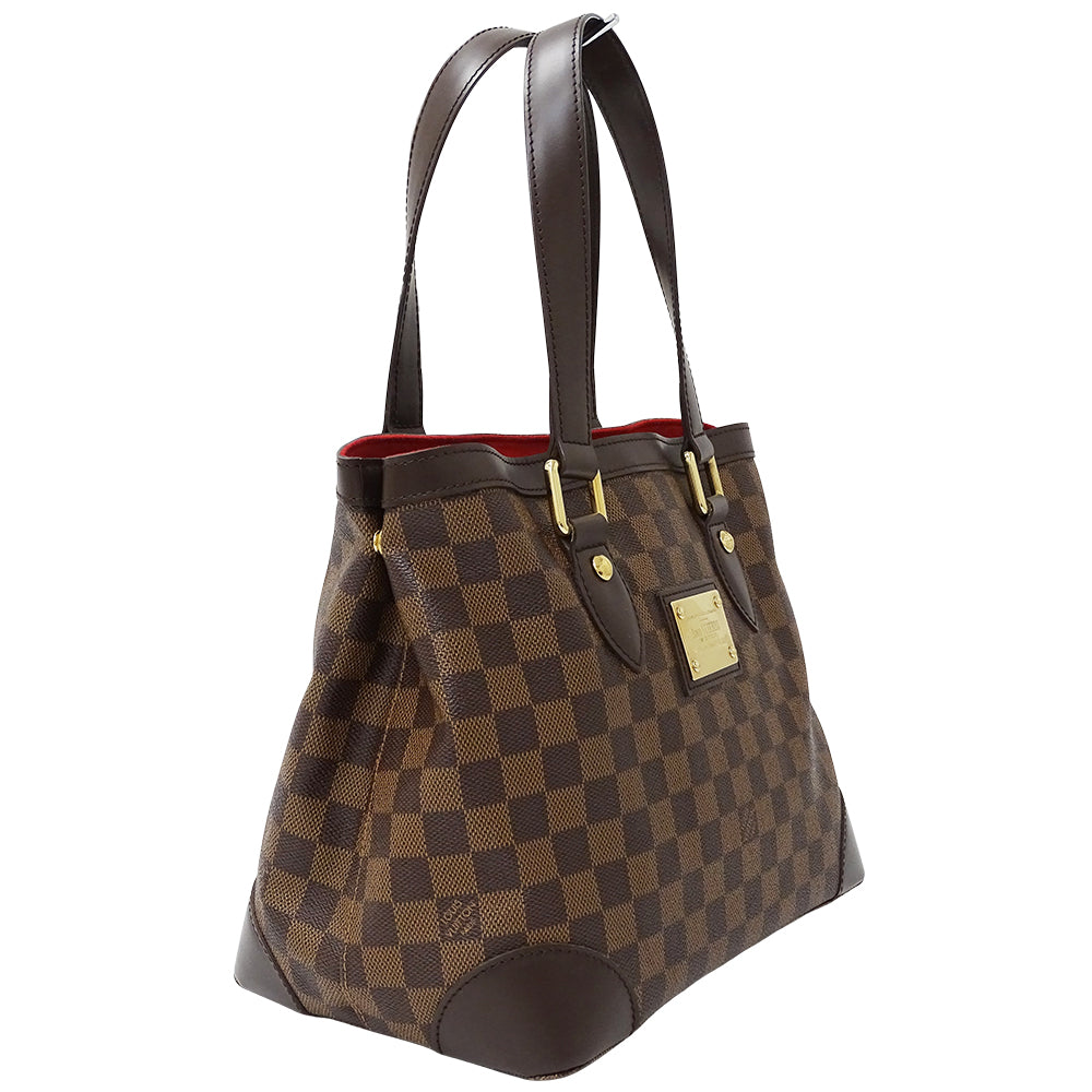 LOUIS VUITTON ルイ・ヴィトン ハムステッド PM トートバッグ ダミエ ダミエエベヌ N51205 ダミエキャンバス レディース 【中古】