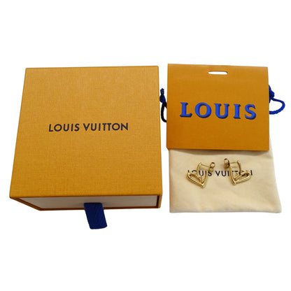 LOUIS VUITTON ルイ・ヴィトン フォーリンラブPM ピアス ブックルドレイユ・ハート メタル ゴールド PM レディース M00463 【中古】