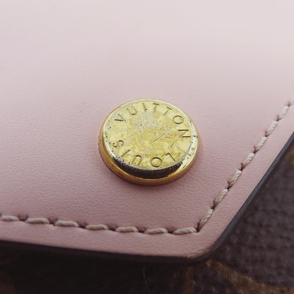 LOUIS VUITTON ルイ・ヴィトン ポルトフォイユ ゾエ 三つ折り財布 モノグラム ローズバレリーヌ M62933 モノグラムキャンバス レディース 【中古】