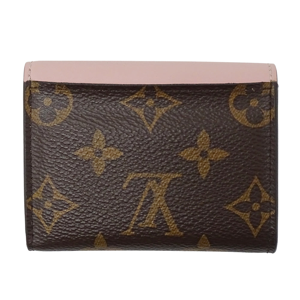 LOUIS VUITTON ルイ・ヴィトン ポルトフォイユ ゾエ 三つ折り財布 モノグラム ローズバレリーヌ M62933 モノグラムキャンバス レディース 【中古】