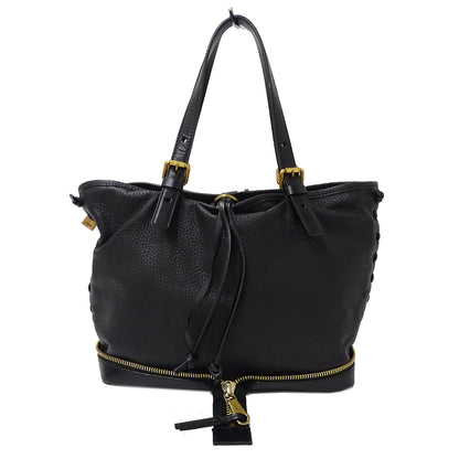 Chloe クロエ トートバッグ ブラック レザー レディース 【中古】