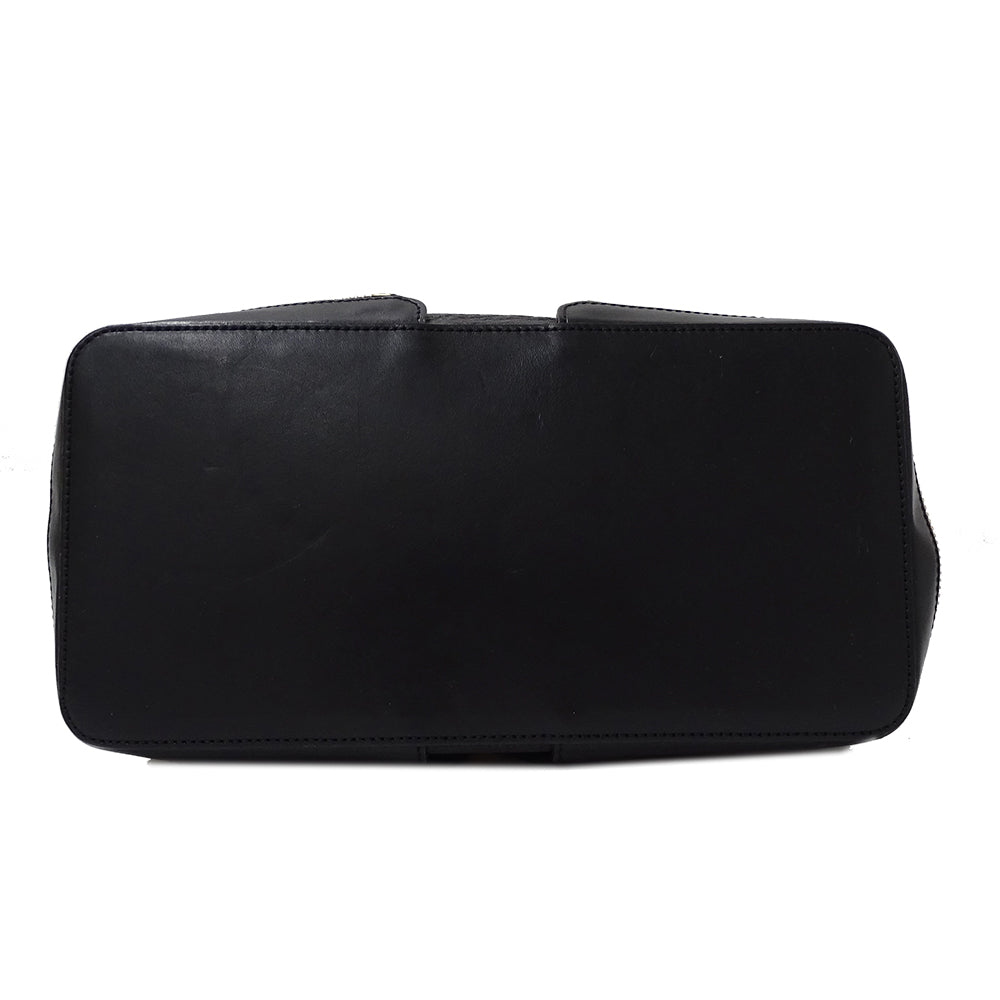 Chloe クロエ トートバッグ ブラック レザー レディース 【中古】
