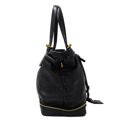 Chloe クロエ トートバッグ ブラック レザー レディース 【中古】