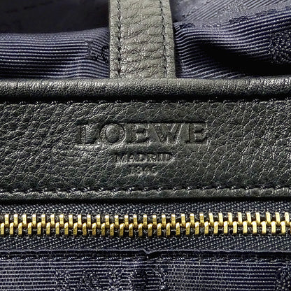 LOEWE ロエベ ショルダーバッグ ネイビー キャンバス レディース 【中古】