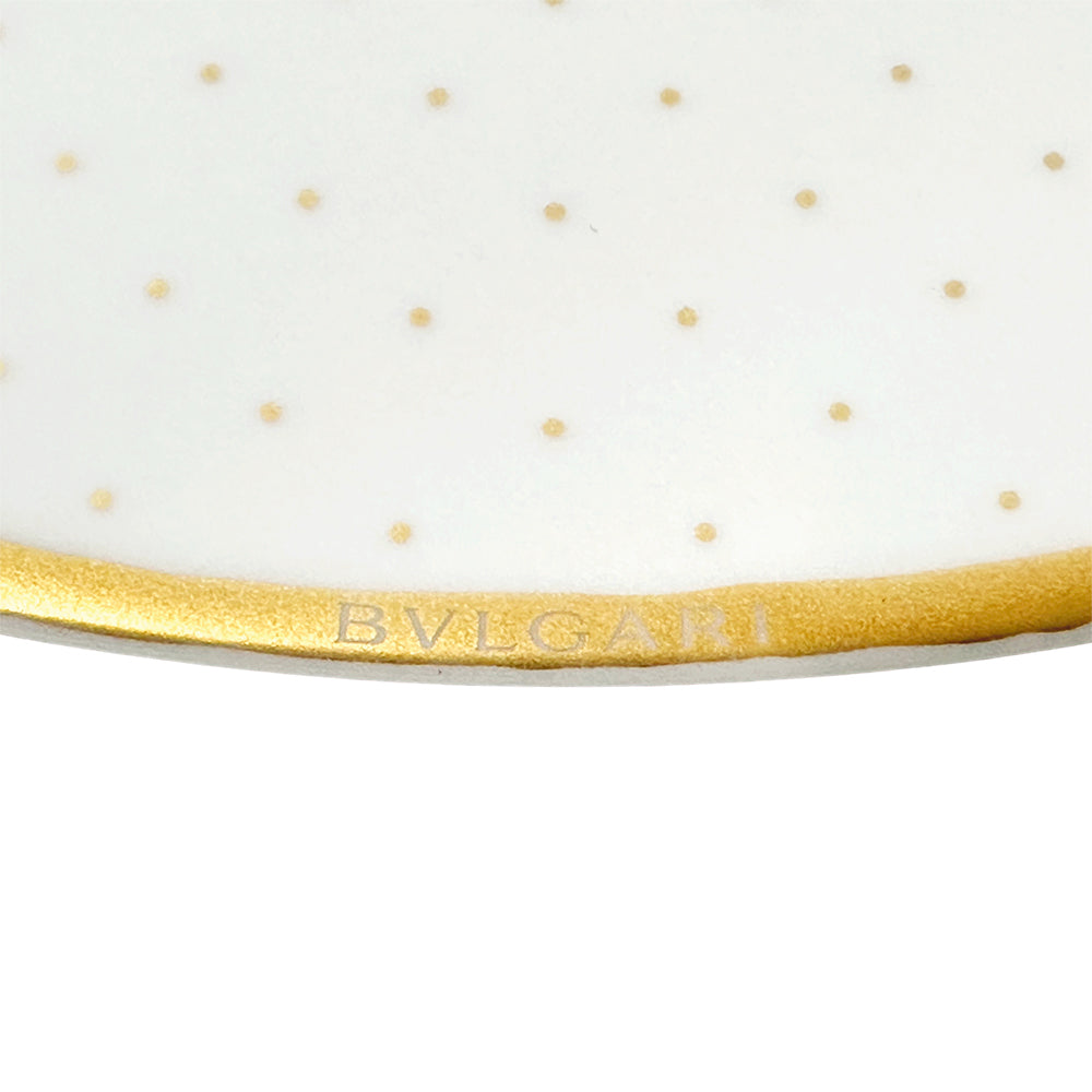 BVLGARI ブルガリ ローゼンタール ウォールプレート 食器 ホワイト ゴールド 陶磁器 レディース メンズ 【中古】