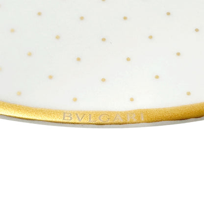 BVLGARI ブルガリ ローゼンタール ウォールプレート 食器 ホワイト ゴールド 陶磁器 レディース メンズ 【中古】