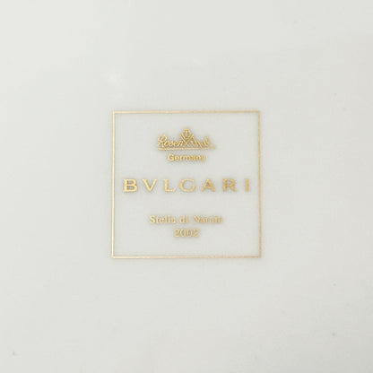 BVLGARI ブルガリ ローゼンタール ウォールプレート 食器 ホワイト ゴールド 陶磁器 レディース メンズ 【中古】
