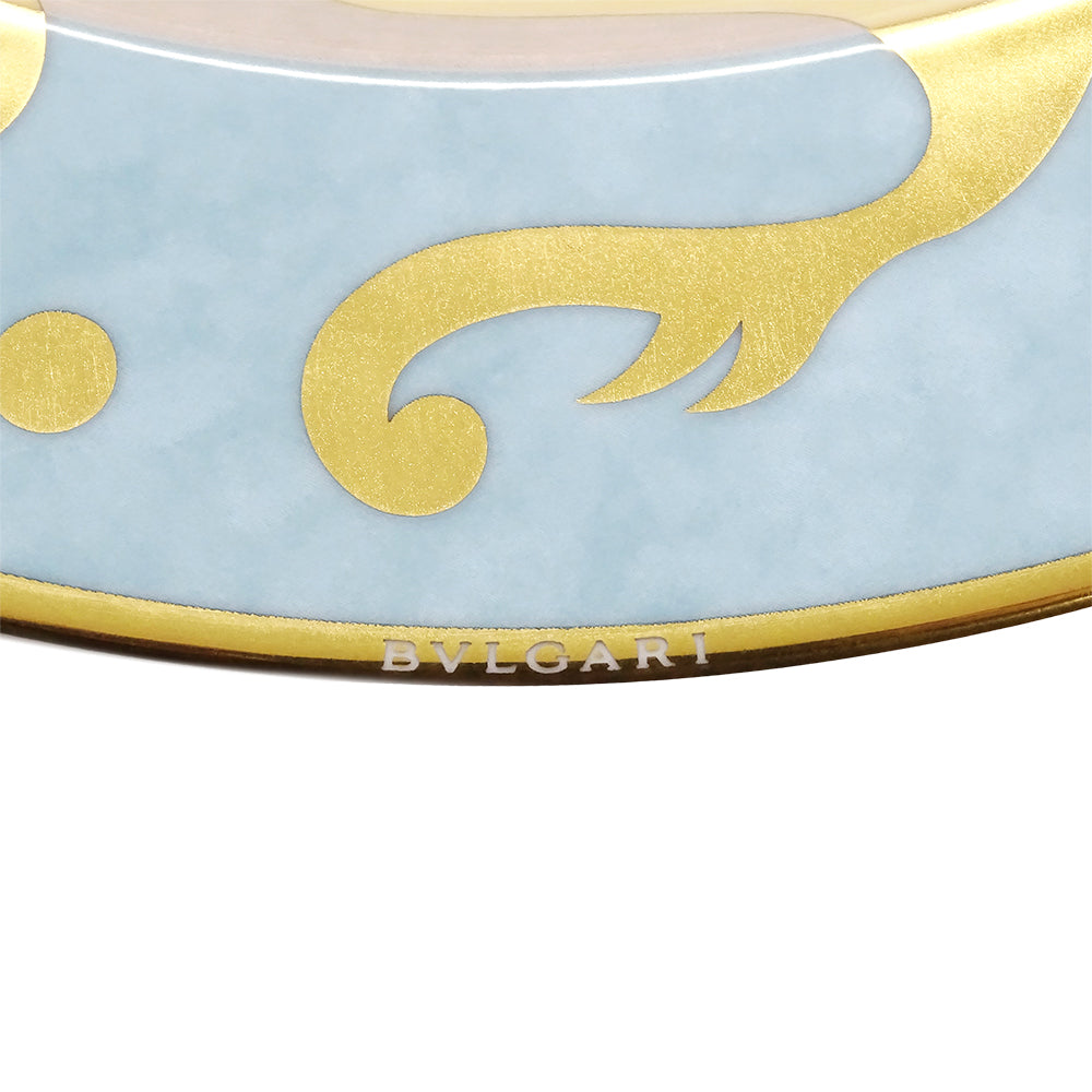 BVLGARI ブルガリ ローゼンタール ウォールプレート 食器 ライトブルー 陶磁器 レディース メンズ 【中古】