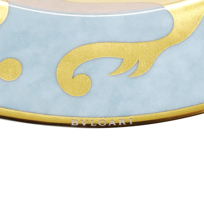 BVLGARI ブルガリ ローゼンタール ウォールプレート 食器 ライトブルー 陶磁器 レディース メンズ 【中古】