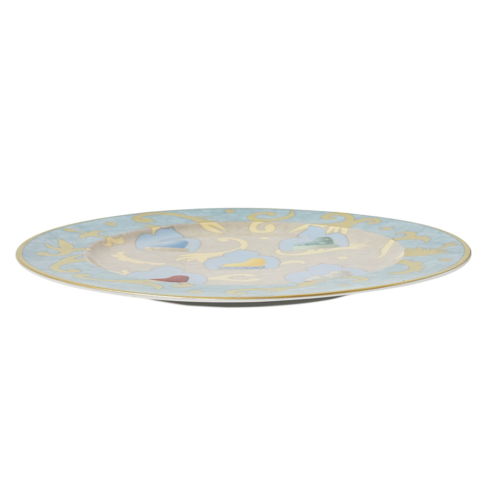 BVLGARI ブルガリ ローゼンタール ウォールプレート 食器 ライトブルー 陶磁器 レディース メンズ 【中古】