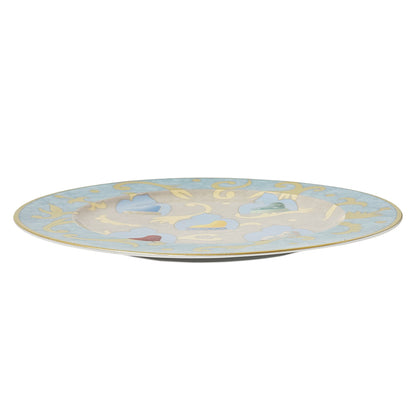 BVLGARI ブルガリ ローゼンタール ウォールプレート 食器 ライトブルー 陶磁器 レディース メンズ 【中古】
