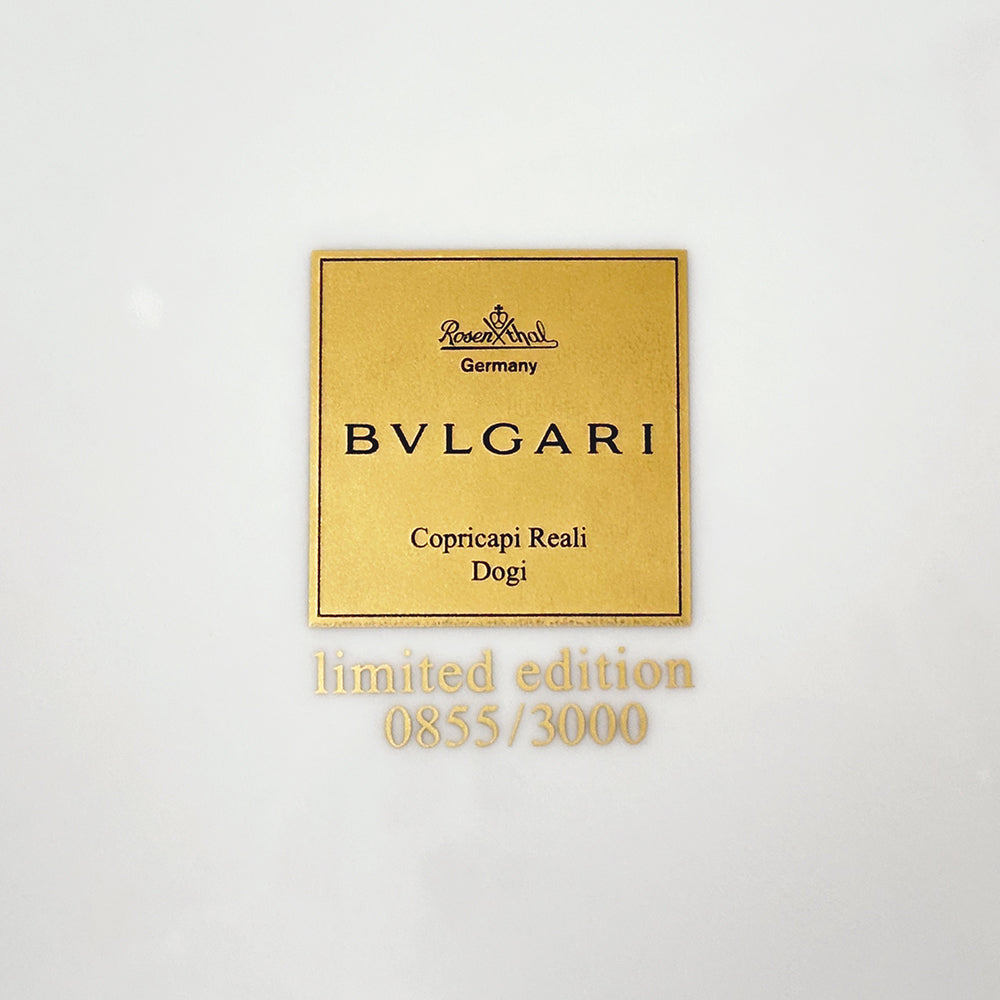 BVLGARI ブルガリ ローゼンタール ウォールプレート 食器 ライトブルー 陶磁器 レディース メンズ 【中古】
