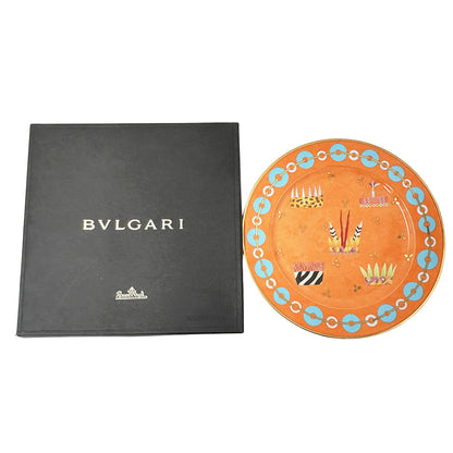 BVLGARI ブルガリ ローゼンタール ウォールプレート 食器 オレンジ 陶磁器 レディース メンズ 【中古】