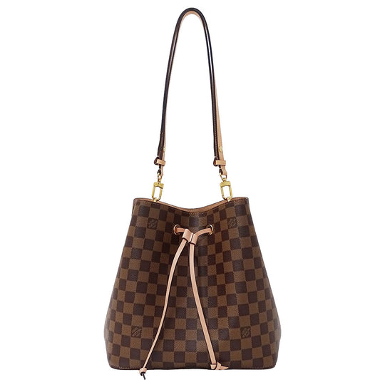 LOUIS VUITTON ルイ・ヴィトン ネオノエ ヴィーナス ショルダーバッグ ダミエ エベヌ ブラウン ピンク N40198 ダミエキャンバス レディース 【中古】