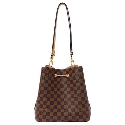 LOUIS VUITTON ルイ・ヴィトン ネオノエ ヴィーナス ショルダーバッグ ダミエ エベヌ ブラウン ピンク N40198 ダミエキャンバス レディース 【中古】