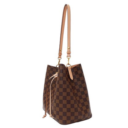 LOUIS VUITTON ルイ・ヴィトン ネオノエ ヴィーナス ショルダーバッグ ダミエ エベヌ ブラウン ピンク N40198 ダミエキャンバス レディース 【中古】