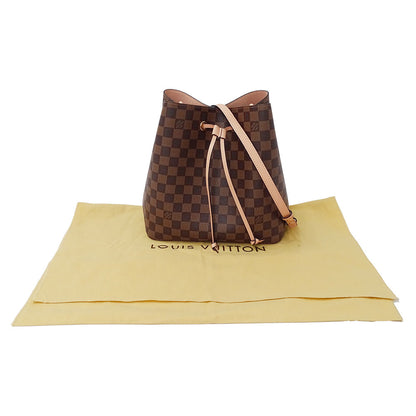 LOUIS VUITTON ルイ・ヴィトン ネオノエ ヴィーナス ショルダーバッグ ダミエ エベヌ ブラウン ピンク N40198 ダミエキャンバス レディース 【中古】