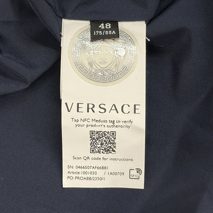 VERSACE ヴェルサーチ ウィンドブレーカー その他セット ネイビー マルチカラー ナイロン レディース メンズ 【中古】