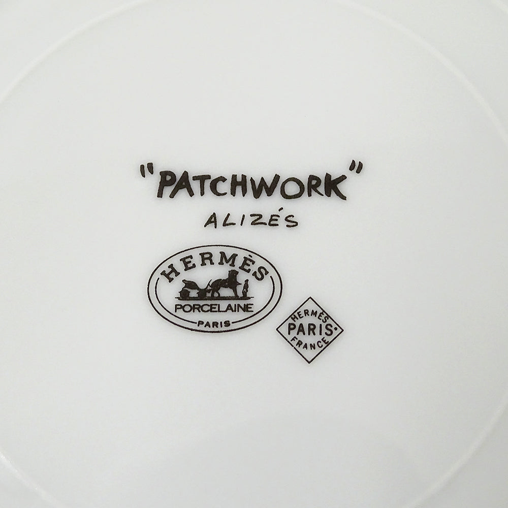 HERMES エルメス パッチワーク 貿易風 食器 オレンジ マルチカラー 陶磁器 レディース メンズ 【中古】