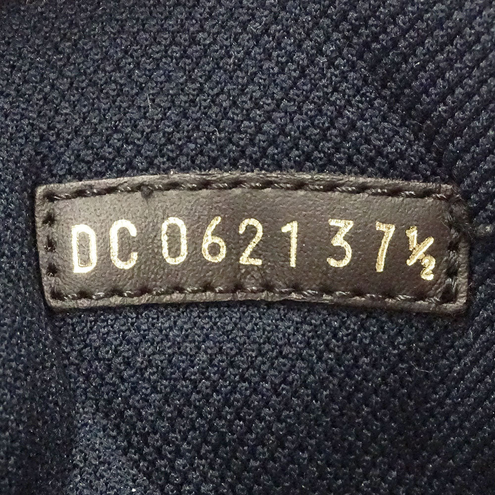 Dior ディオール スニーカー ネイビー ホワイト キャンバス レディース 【中古】