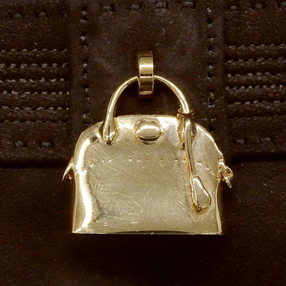 HERMES エルメス 手袋 ブラウン スエード レディース 【中古】