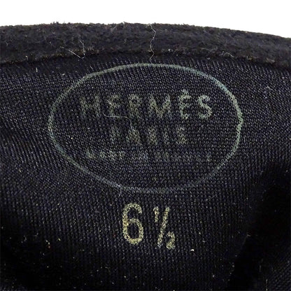 HERMES エルメス 手袋 ブラック スエード レディース 【中古】