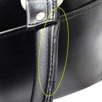 Ferragamo フェラガモ ビジネスバッグ ブラック レザー メンズ 【中古】