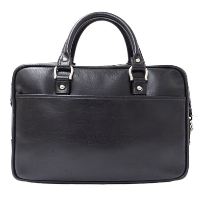 Ferragamo フェラガモ ビジネスバッグ ブラック レザー メンズ 【中古】