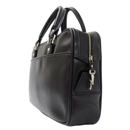 Ferragamo フェラガモ ビジネスバッグ ブラック レザー メンズ 【中古】