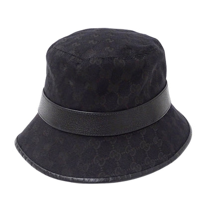 GUCCI グッチ ハット プチマーモント ブラック 576587 GGキャンバス レディース メンズ 【中古】