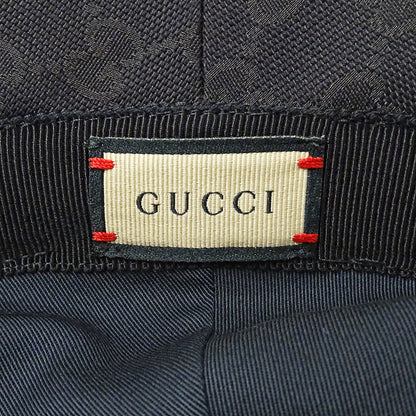 GUCCI グッチ ハット プチマーモント ブラック 576587 GGキャンバス レディース メンズ 【中古】