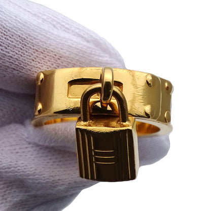 HERMES エルメス ケリー スカーフリング GP ゴールド グリーン レディース 【中古】